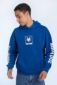 Haut à capuchon imprimé logo carré Zoo York homme