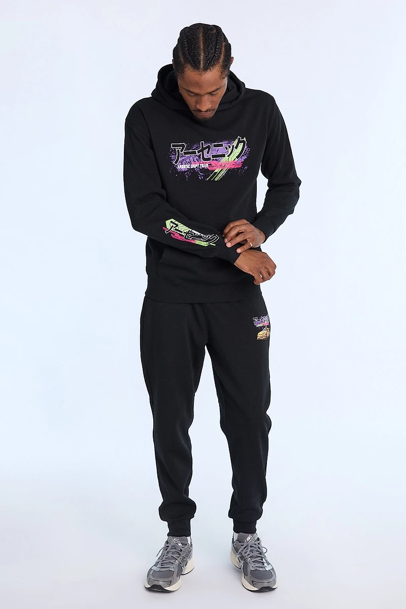 Arsenic Mens Racing Graphic Hoodie