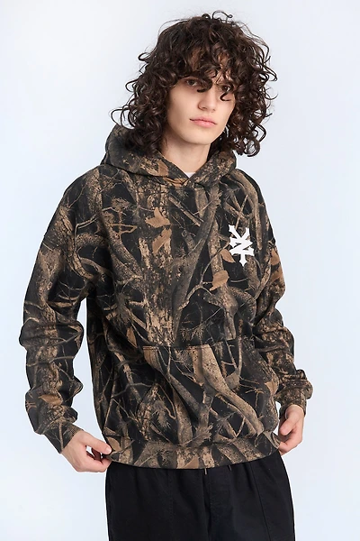 Zoo York Mens Tree Camo Boxy Hoodie