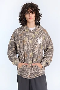 Haut à capuchon imprimé camouflage arbres Zoo York homme