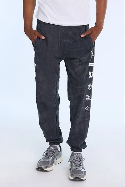 Zoo York Mens Allover Print Sweatpant