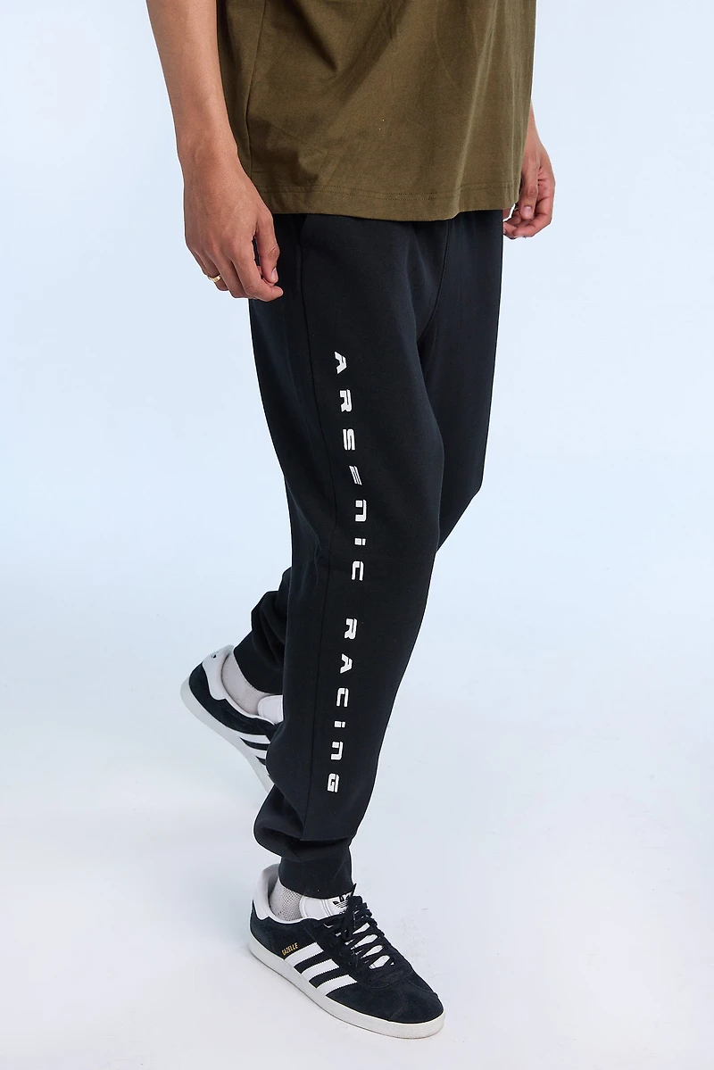 Jogger en molleton imprimé Arsenic Racing homme
