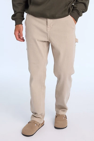 Mens Light Brown Carpenter Jeans
