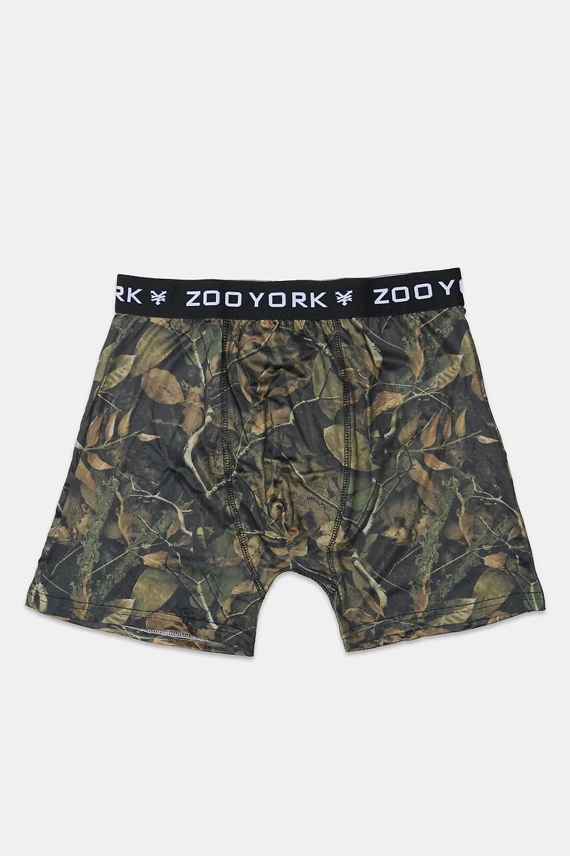 Zoo York Mens Dark Camo Boxer Brief