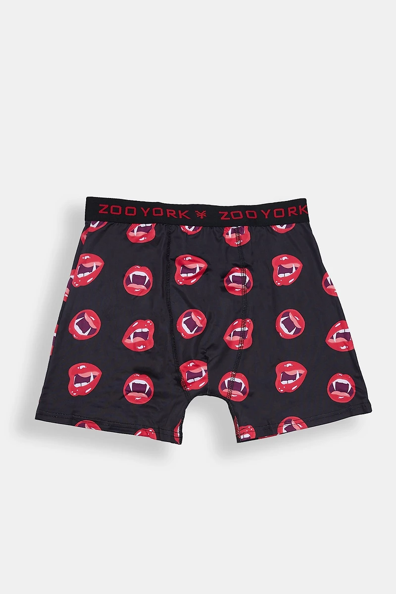 Boxer imprimé lèvres et crocs Zoo York homme