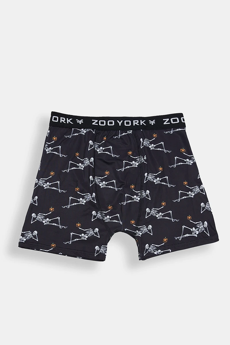 Zoo York Mens Skeletons Boxer Brief