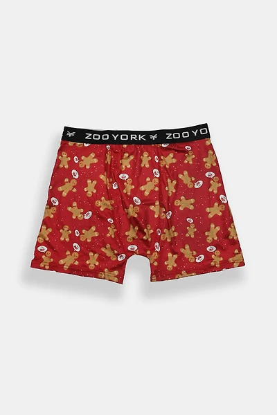 Zoo York Mens Gingerbread Christmas Boxer Brief