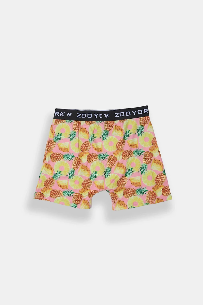 Zoo York Mens Pineapple Print Boxer Brief