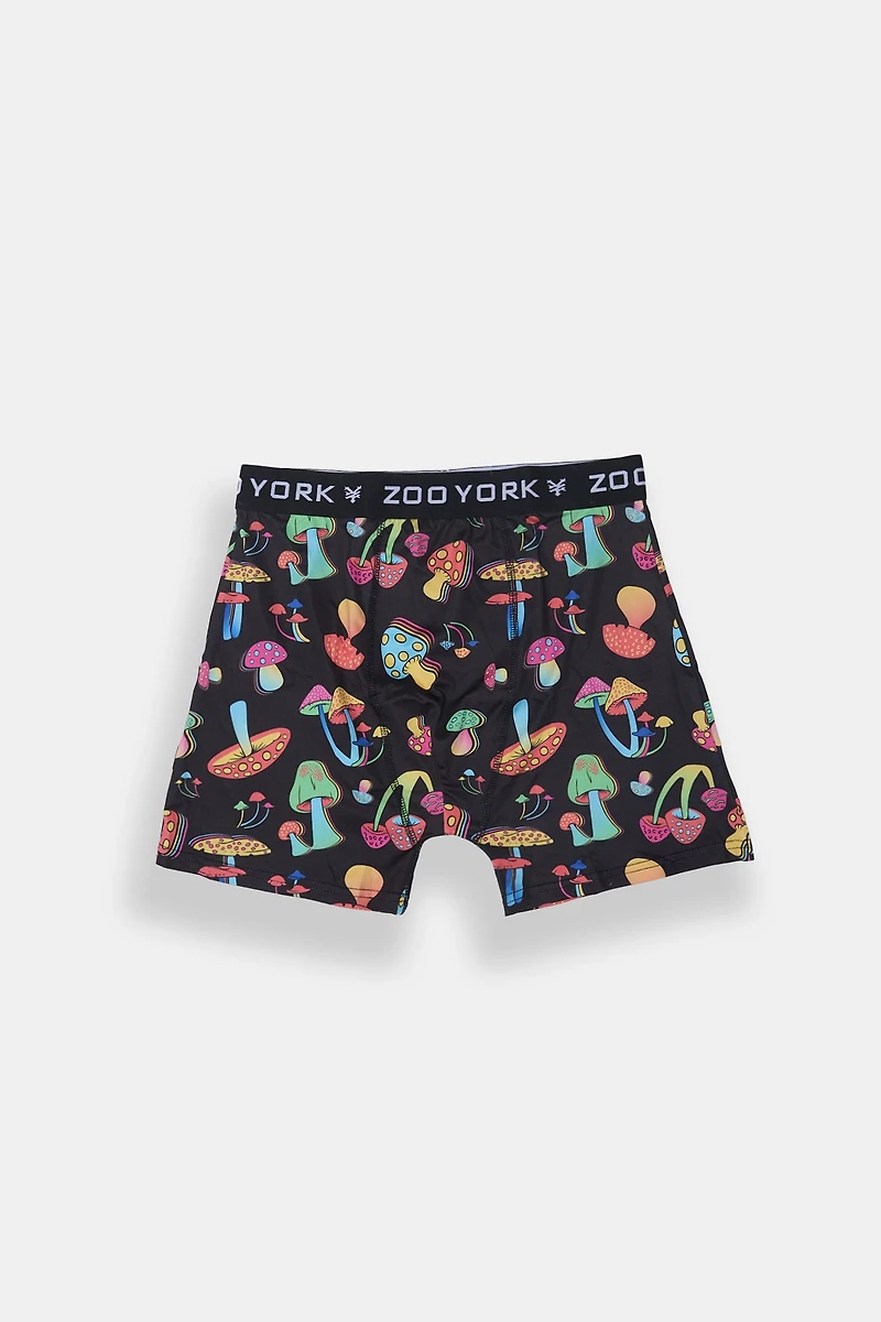 Zoo York Mens Mushroom Print Boxer Brief