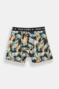 Zoo York Mens Burning Money Boxer Brief