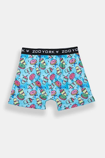 Boxer imprimé boisson glacée et beignets Zoo York homme