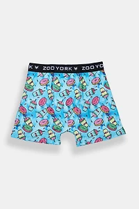 Boxer imprimé boisson glacée et beignets Zoo York homme