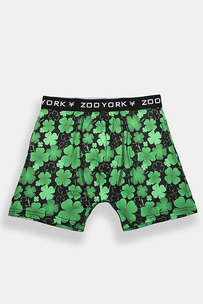Zoo York Mens Shamrocks Boxer Brief