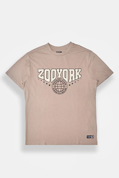T-shirt imprimé style universitaire Zoo York homme