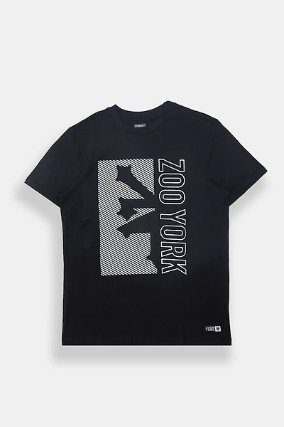 Zoo York Mens Striped Logo T-Shirt
