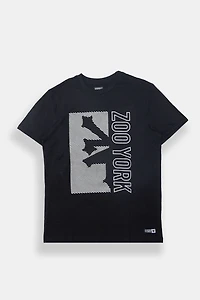 Zoo York Mens Striped Logo T-Shirt