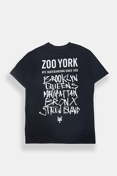 Zoo York Mens NYC Boroughs T-Shirt