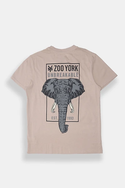 T-shirt imprimé trompe d'éléphant Zoo York homme