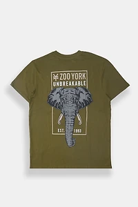 T-shirt imprimé trompe d'éléphant Zoo York homme