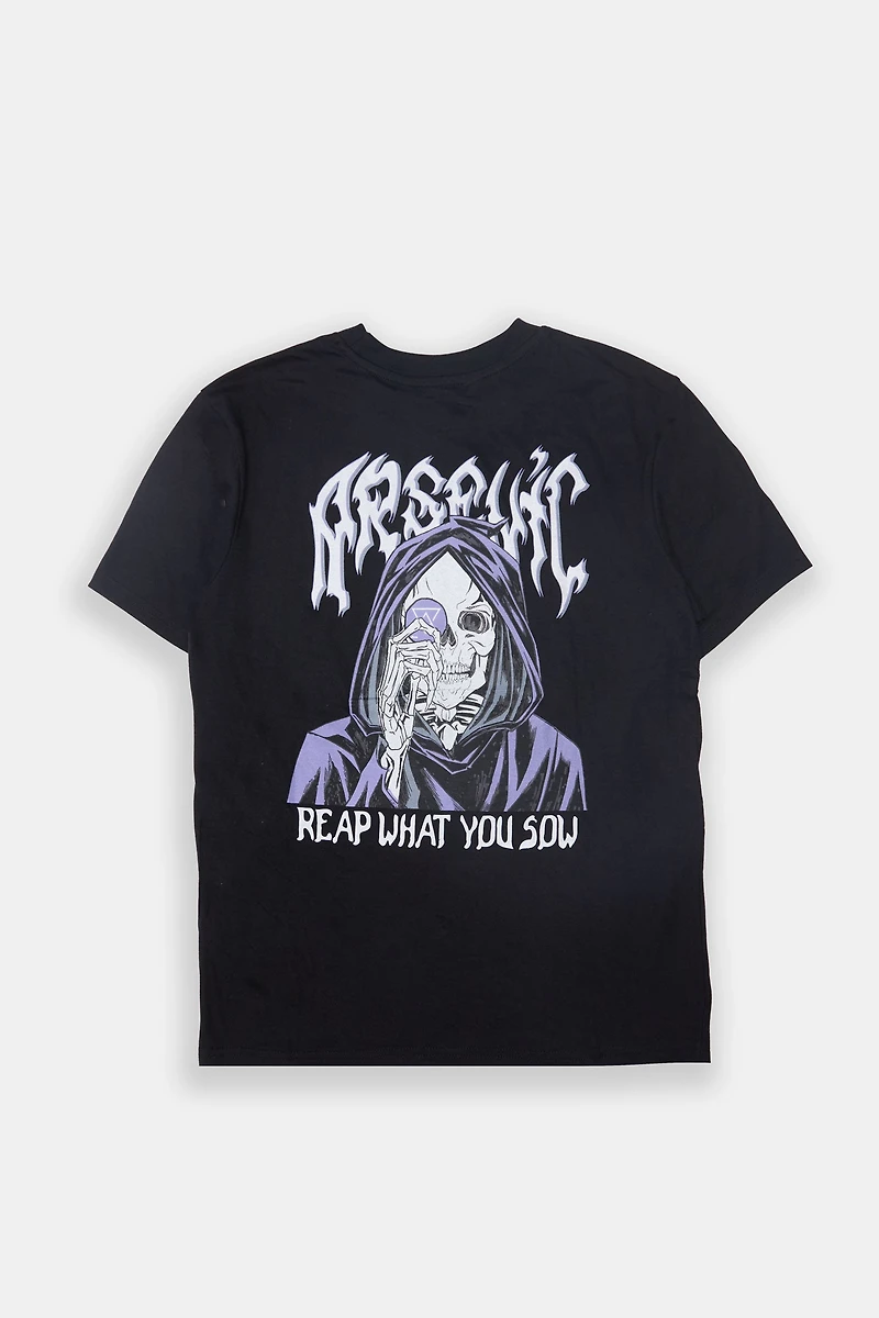 Arsenic Mens Reap What You Sow Graphic T-Shirt