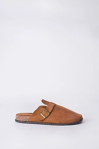 Mens Cork Slide Buckle Shoes