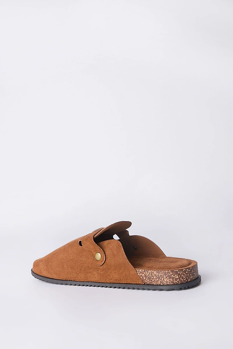 Mens Cork Slide Buckle Shoes