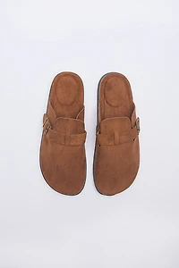 Mens Cork Slide Buckle Shoes