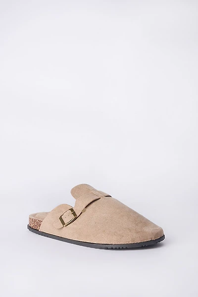 Mens Cork Slide Buckle Shoes