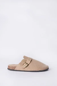 Mens Cork Slide Buckle Shoes