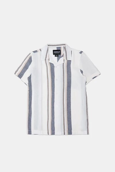 Chemise en gaze rayée Arsenic junior