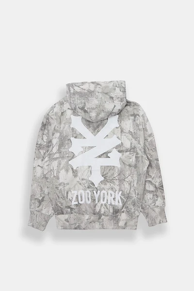 Zoo York Youth Tree Camouflage Back Print Hoodie