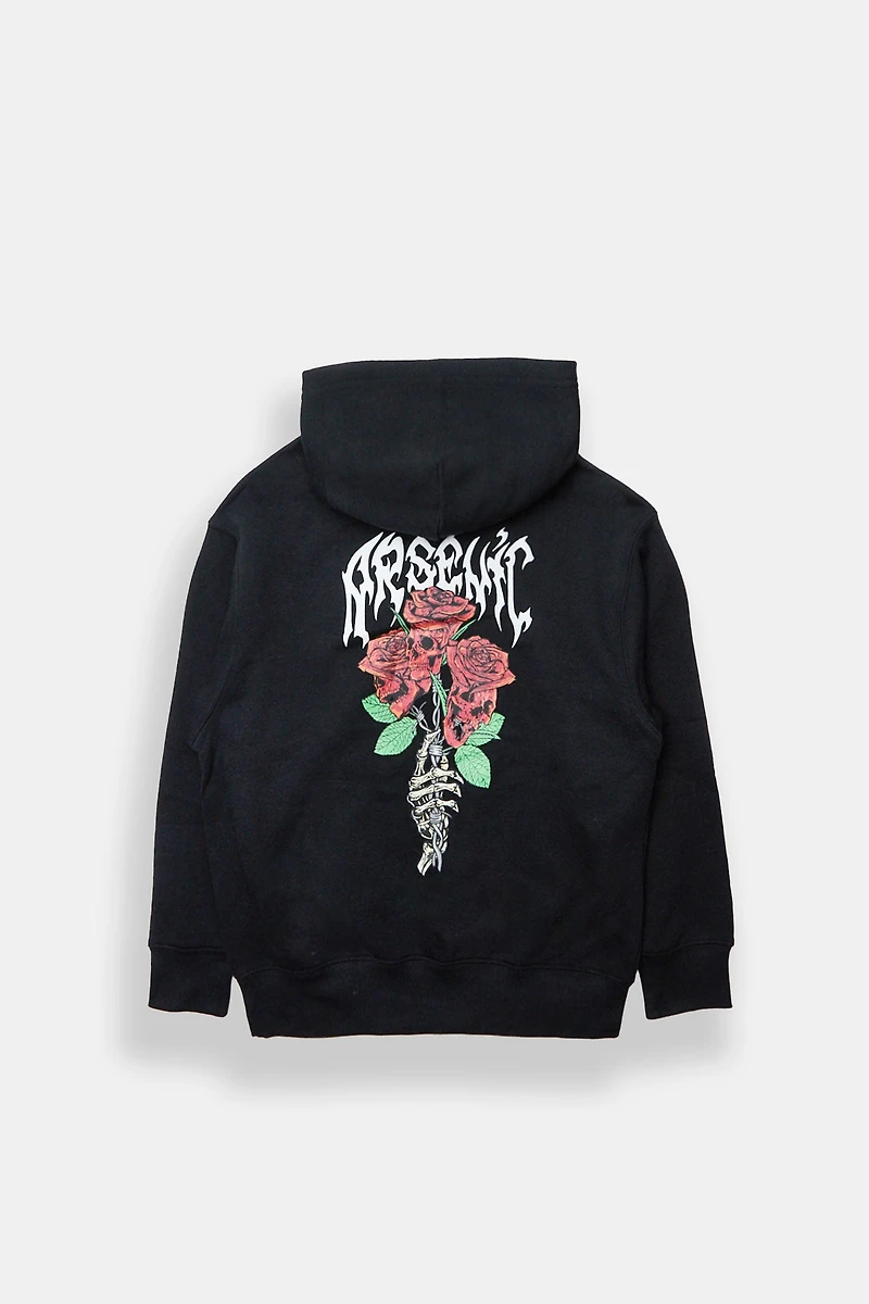 Arsenic Youth Skull Rose Bouquet Hoodie