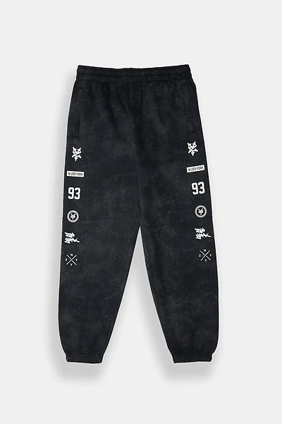 Zoo York Youth Allover Washed Printed Sweatpants