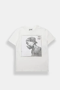 Youth 2Pac Portrait Graphic Tee
