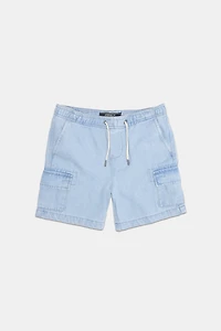 Short cargo en denim Arsenic junior
