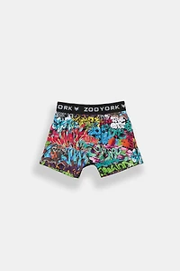 Zoo York Youth Graffiti Printed Boxer Brief