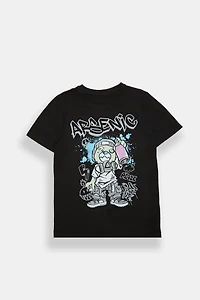 T-shirt imprimé ours graffiti Arsenic junior