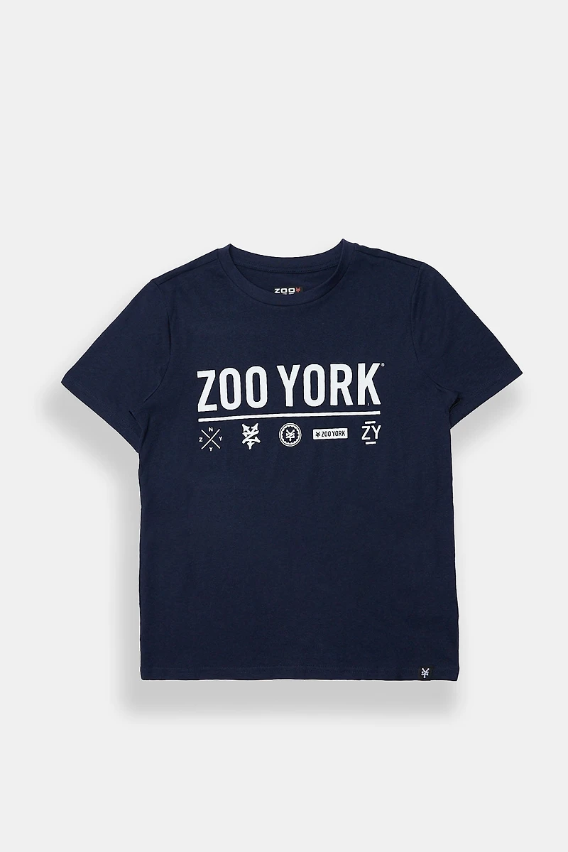 T-shirt imprimé multi-logos Zoo York junior