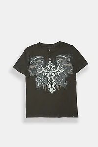 Arsenic Youth Reaper Cross Graphic Tee
