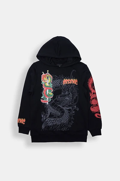 Arsenic Youth Dragon Graphic Hoodie