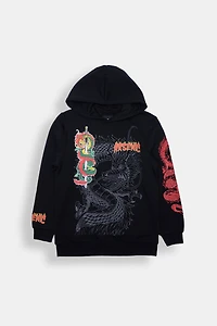 Arsenic Youth Dragon Graphic Hoodie
