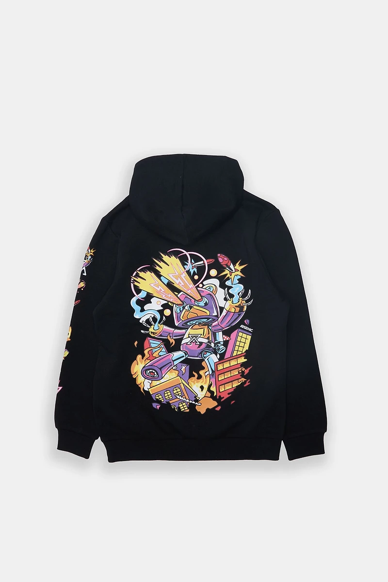 Arsenic Youth Robo Bear Graphic Hoodie
