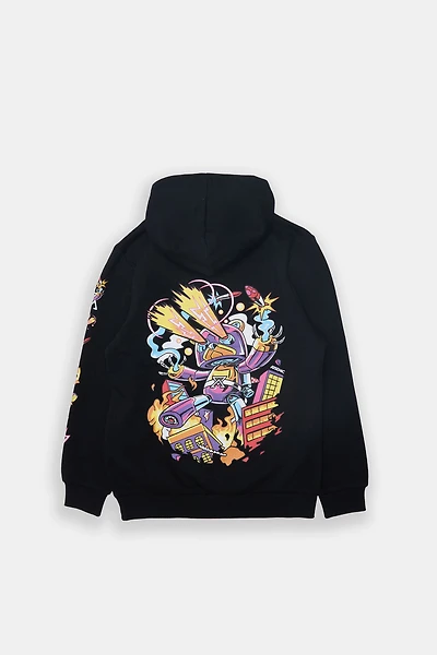 Arsenic Youth Robo Bear Graphic Hoodie