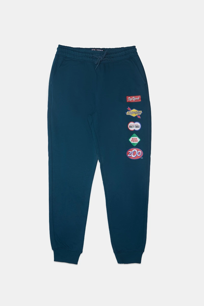Jogger en molleton à logos multiples Zoo York junior