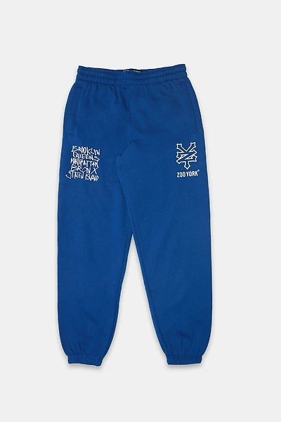 Jogger en molleton imprimé logo Zoo York junior