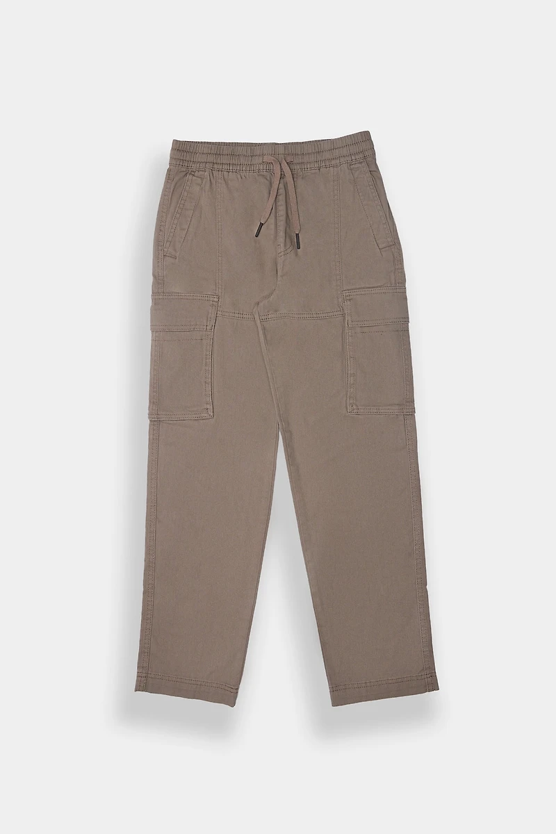 Pantalon cargo en sergé ultra ample Arsenic junior