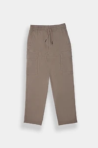 Pantalon cargo en sergé ultra ample Arsenic junior
