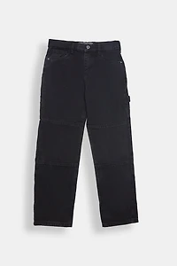 Jean de charpentier délavé noir West49 junior