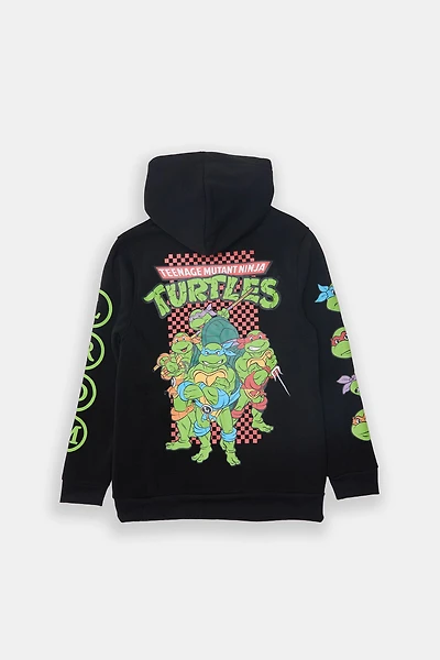 Haut à capuchon imprimé TMNT junior