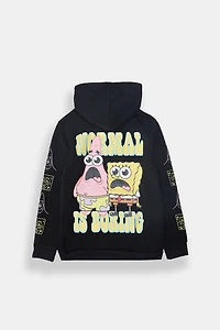 Youth SpongeBob Normal Is Boring Graphic Hoodie